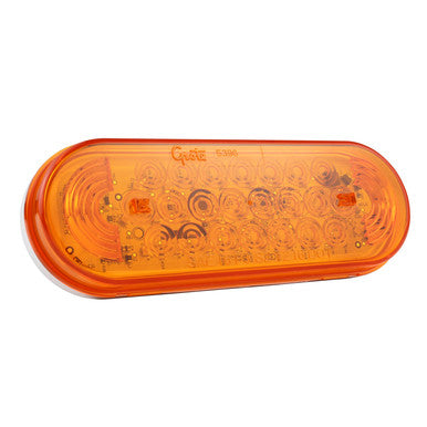 Grote 77363 Oval LED Strobe Lights, Amber