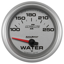 Load image into Gallery viewer, AutoMeter 7737 GAUGE, WATER TEMP, 2 5/8", 100-250?F, ELECTRIC, ULTRA-LITE II