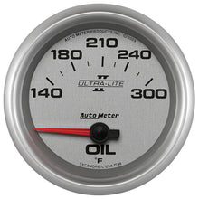 Load image into Gallery viewer, AutoMeter 7748 GAUGE, OIL TEMP, 2 5/8", 140-300?F, ELECTRIC, ULTRA-LITE II