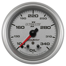 Load image into Gallery viewer, AutoMeter 7756 GAUGE, OIL TEMP, 2 5/8", 340?F, STEPPER MOTOR W/ PEAK &amp; WARN, ULTRA-LITE II