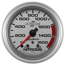 Load image into Gallery viewer, AutoMeter 7774 GAUGE, NITROUS PRESS, 2 5/8", 1600PSI, STEPPER MOTOR W/ PK &amp; WRN, ULTRA-LITE II