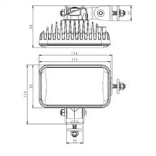 Load image into Gallery viewer, BrightSource 779150 Zero Glare Reverse/Work Lamp; 6 in. Rectangular; 60 W; - Truck Part Superstore