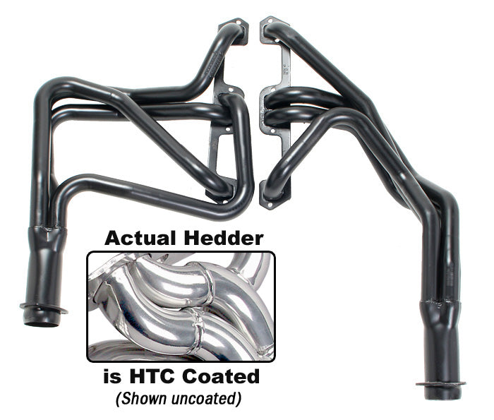 Hedman Hedders 78056 Silver Long-Tube Headers For 1966-74 MOPAR A-Body with 273-360 for Select Dodge Aspen, Dodge Challenger, Dodge Charger, Dodge Coronet, Dodge Dart, Plymouth Barracuda, Plymouth Belvedere, Plymouth Duster, Plymouth Road Runner,