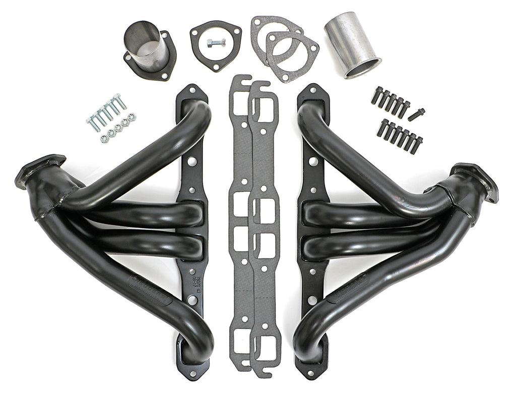 Hedman Hedders 78070 Mid-Length Headers For '66-74 MOPAR B & E-Body with 361-440 for Select Dodge Challenger, Dodge Charger, Dodge Coronet, Plymouth Barracuda, Plymouth Belvedere, Plymouth Belvedere II, Plymouth Cuda, Plymouth GTX, Plymouth Road Runner,