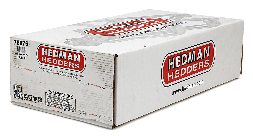Hedman Hedders 78076 Silver Mid-Length Headers For 66-74 MOPAR B & E-Body with 361-440 for Select Dodge Challenger, Dodge Charger, Dodge Coronet, Plymouth Barracuda, Plymouth Belvedere, Plymouth Belvedere II, Plymouth Cuda, Plymouth GTX, Plymouth Road