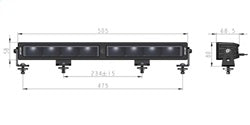 BrightSource 781202H Heated E Code Single Row Light Bar - Truck Part Superstore