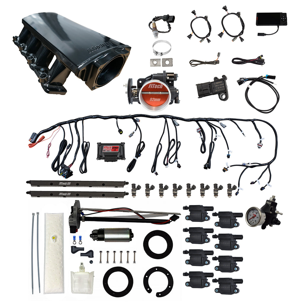 FiTech Fuel Injection 78411 Ultimate LS 500 HP EFI System Master Kit
