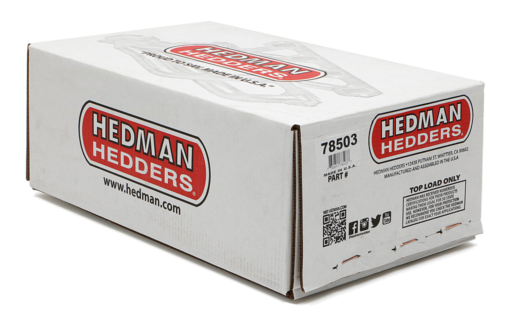 Hedman Hedders 78503 Black Tight-Tubes Headers For Street Rods/MOPAR A-Body w/318-360 for Select Dodge Challenger, Dodge Charger, Dodge Coronet, Dodge Dart, Plymouth Barracuda, Plymouth Belvedere, Plymouth Cuda, Plymouth Duster, Plymouth Road Runner,