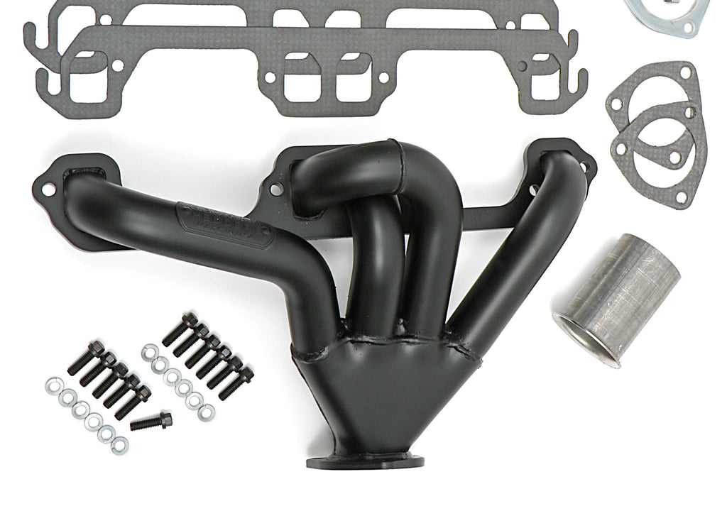 Hedman Hedders 78503 Black Tight-Tubes Headers For Street Rods/MOPAR A-Body w/318-360 for Select Dodge Challenger, Dodge Charger, Dodge Coronet, Dodge Dart, Plymouth Barracuda, Plymouth Belvedere, Plymouth Cuda, Plymouth Duster, Plymouth Road Runner,