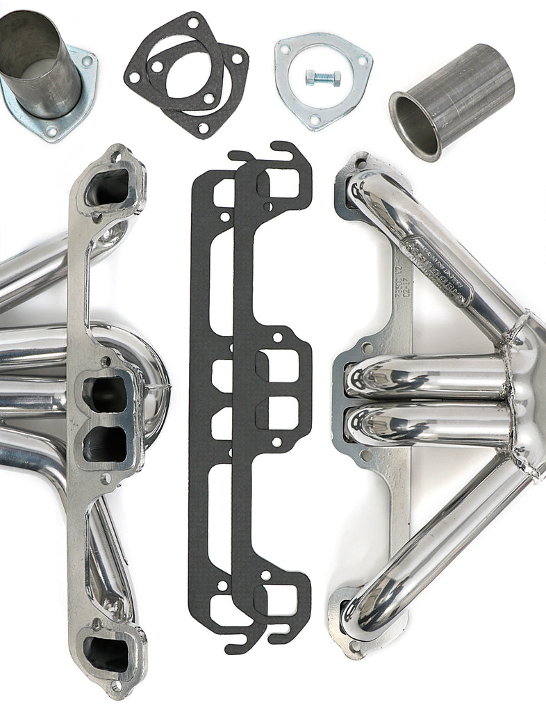 Hedman Hedders 78506 Silver Tight-Tubes Headers For Street Rods/MOPAR A-Body w/318-360 for Select Dodge Challenger, Dodge Charger, Dodge Coronet, Dodge Dart, Plymouth Barracuda, Plymouth Belvedere, Plymouth Cuda, Plymouth Duster, Plymouth Road Runner,