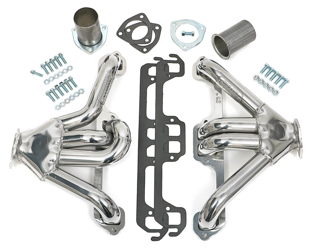 Hedman Hedders 78506 Silver Tight-Tubes Headers For Street Rods/MOPAR A-Body w/318-360 for Select Dodge Challenger, Dodge Charger, Dodge Coronet, Dodge Dart, Plymouth Barracuda, Plymouth Belvedere, Plymouth Cuda, Plymouth Duster, Plymouth Road Runner,