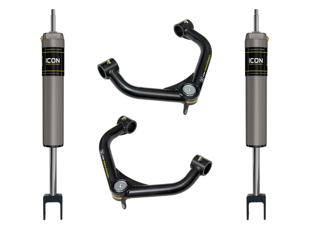 ICON Vehicle Dynamics 78722 11-19 GM HD 0-2" 2.5 IR SHOCK SYSTEM W/ UCA for Select Chevrolet Silverado 2500, Chevrolet Silverado HD, Chevrolet Silverado 3500, Chevrolet Silverado HD, GMC Sierra HD, GMC Sierra HD
