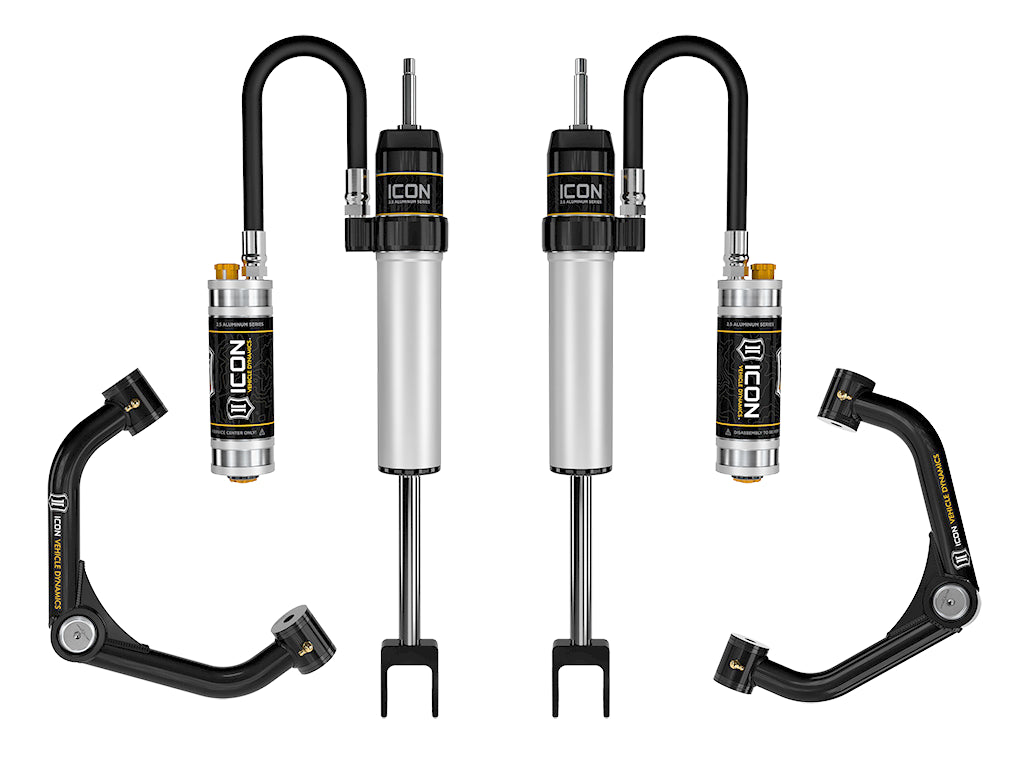 ICON Vehicle Dynamics 78735T 20-UP GM HD 0-2" CDCV SHOCK SYS W/ TUBE UCA for Select Chevrolet Silverado HD, Chevrolet Silverado HD, GMC Sierra HD, GMC Sierra HD