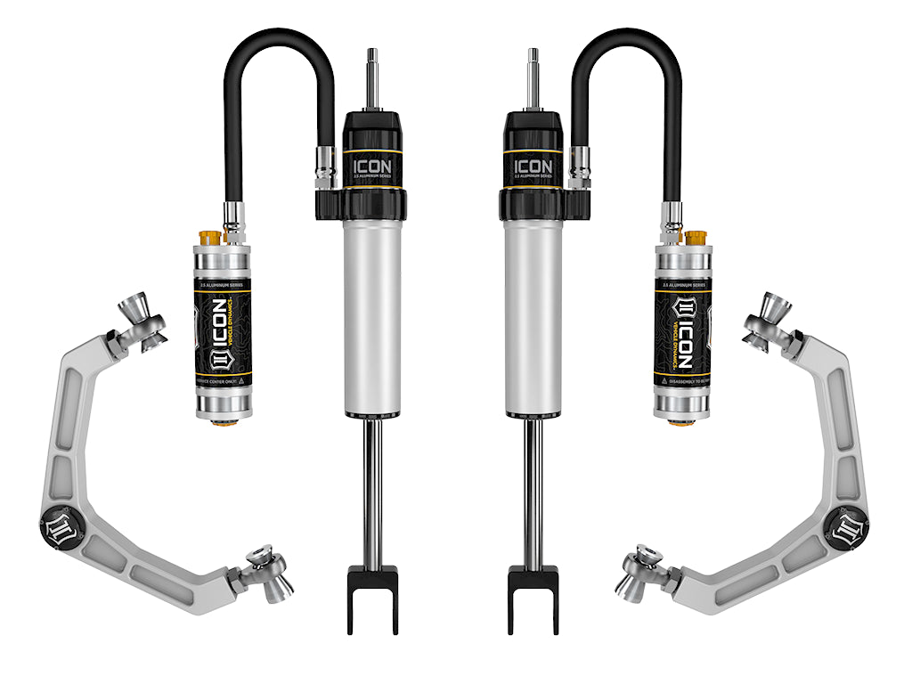 ICON Vehicle Dynamics 78735 20-UP GM HD 0-2" CDCV SHOCK SYS W/ BILLET UCA for Select Chevrolet Silverado HD, Chevrolet Silverado HD, GMC Sierra HD, GMC Sierra HD