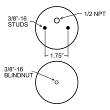 Load image into Gallery viewer, Firestone Ride-Rite W217607882 Ride-Rite Replacement Bellows - 267C1.5 1/2OFF2ST - BN