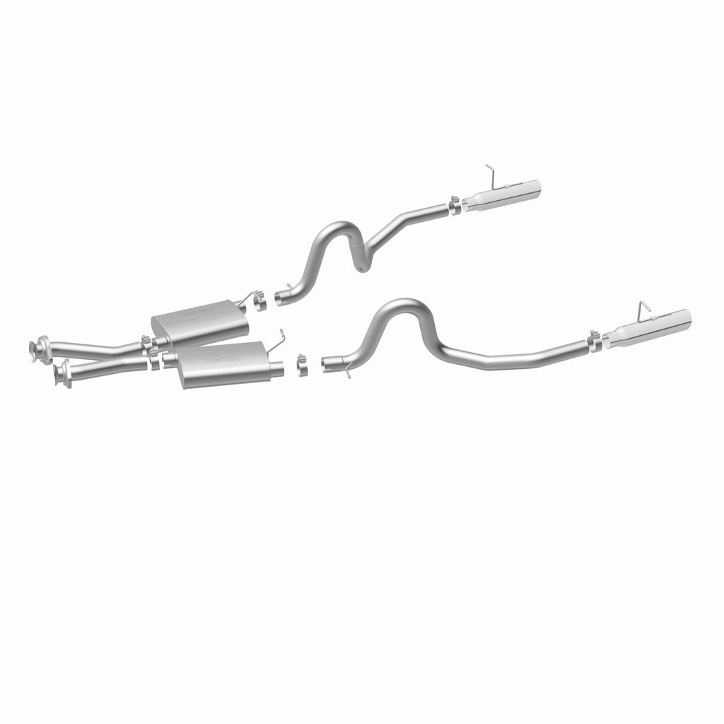 MagnaFlow Exhaust Products 15638 Street Series Polished Cat-Back System for Select Ford Mustang