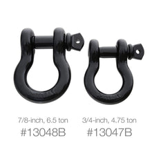 Load image into Gallery viewer, 78In-Dring-Shackle;-6.5-Ton-Rating;-Gloss-Black