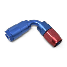 Load image into Gallery viewer, Performance-38In-Sae-Quick-Disc-Female-To--6-Hose-RedBlue-90-Degree-Hose-End