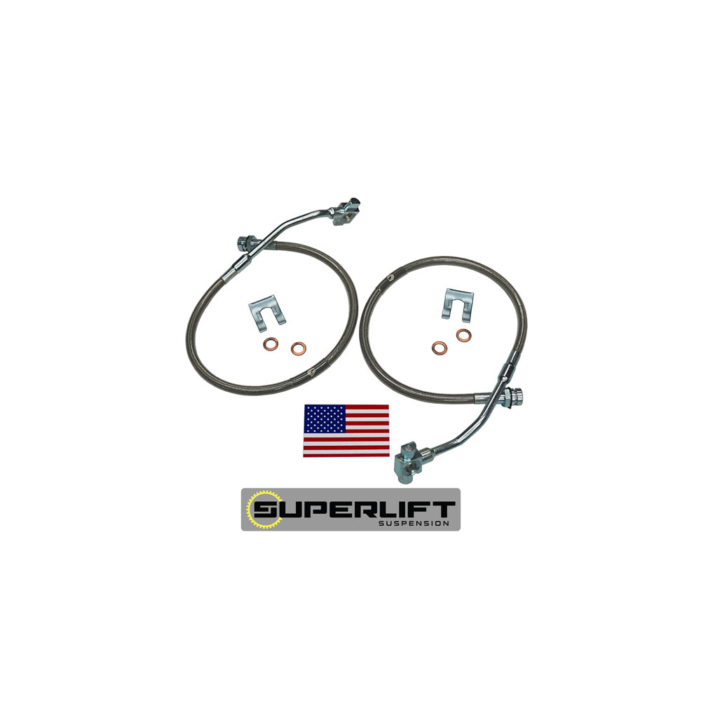79-86-Gm-PickupBlazerSuburban-W-4-6In-Lift-Kit-(Pair)-Bullet-Proof-Brake-Hoses