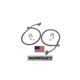 Superlift 91350 Bullet Proof Brake Hose - Front - 79-86 GM PU/Blazer/Suburban w/ 4-6