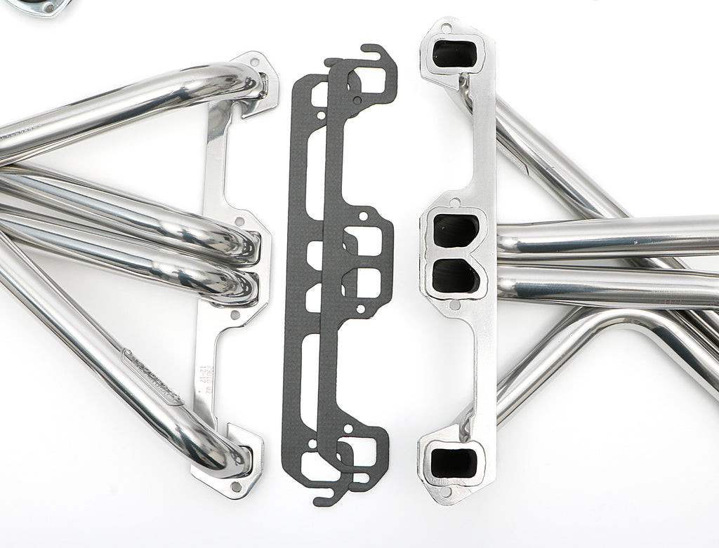 Hedman Hedders 79016 Silver Long Headers For 67-71 Dodge 1500-2500 2WD Truck w/273-360 for Select Dodge D100 Pickup, Dodge D100 Series, Dodge D200 Pickup, Dodge D200 Series, Dodge M300, Dodge R300, Dodge RM300