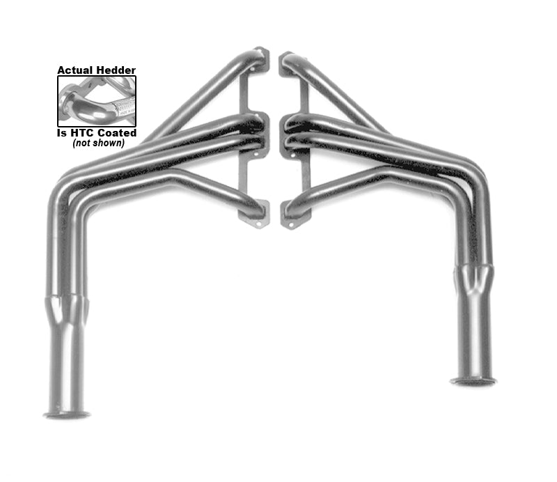 Hedman Hedders 79036 Silver Long-Tube Headers, 70-91 Dodge 273-360 Class C Motorhomes for Select Dodge B100, Dodge B100 Van, Dodge B200, Dodge B200 Van, Dodge B250, Dodge B300, Dodge B300 Van, Dodge B350