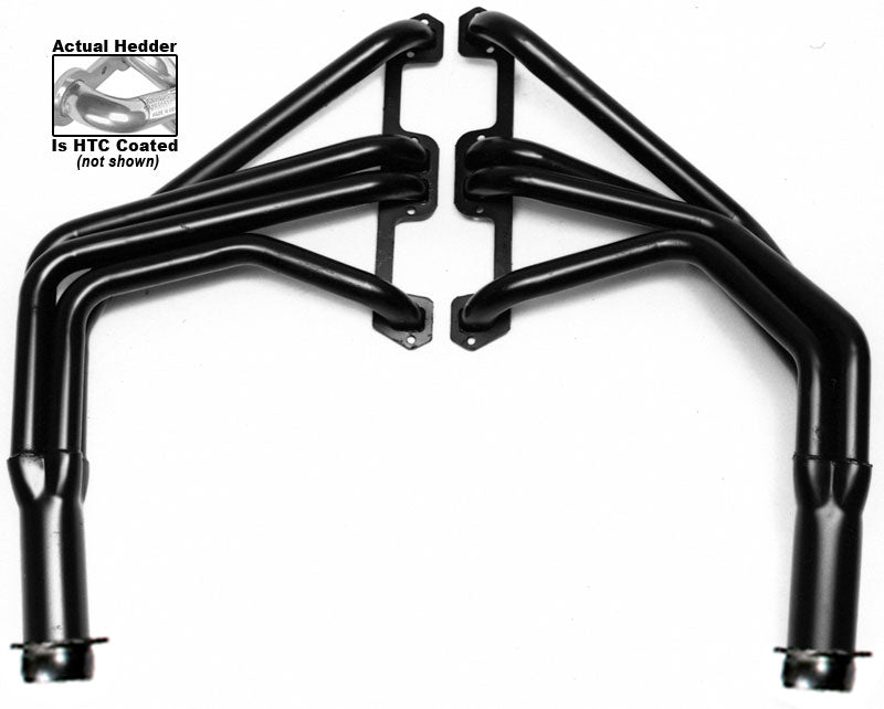 Hedman Hedders 79086 Silver Long Headers For 72-91 Dodge 1500-2500 2WD Truck w/273-360 for Select Dodge D100, Dodge D100 Pickup, Dodge D150, Dodge D200, Dodge D200 Pickup, Dodge Ramcharger, Plymouth Trailduster