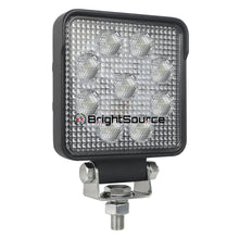 Load image into Gallery viewer, BrightSource 791152F Work Light; 4 in.; Square; Flood Pattern; 15W; w/o Harness; - Truck Part Superstore