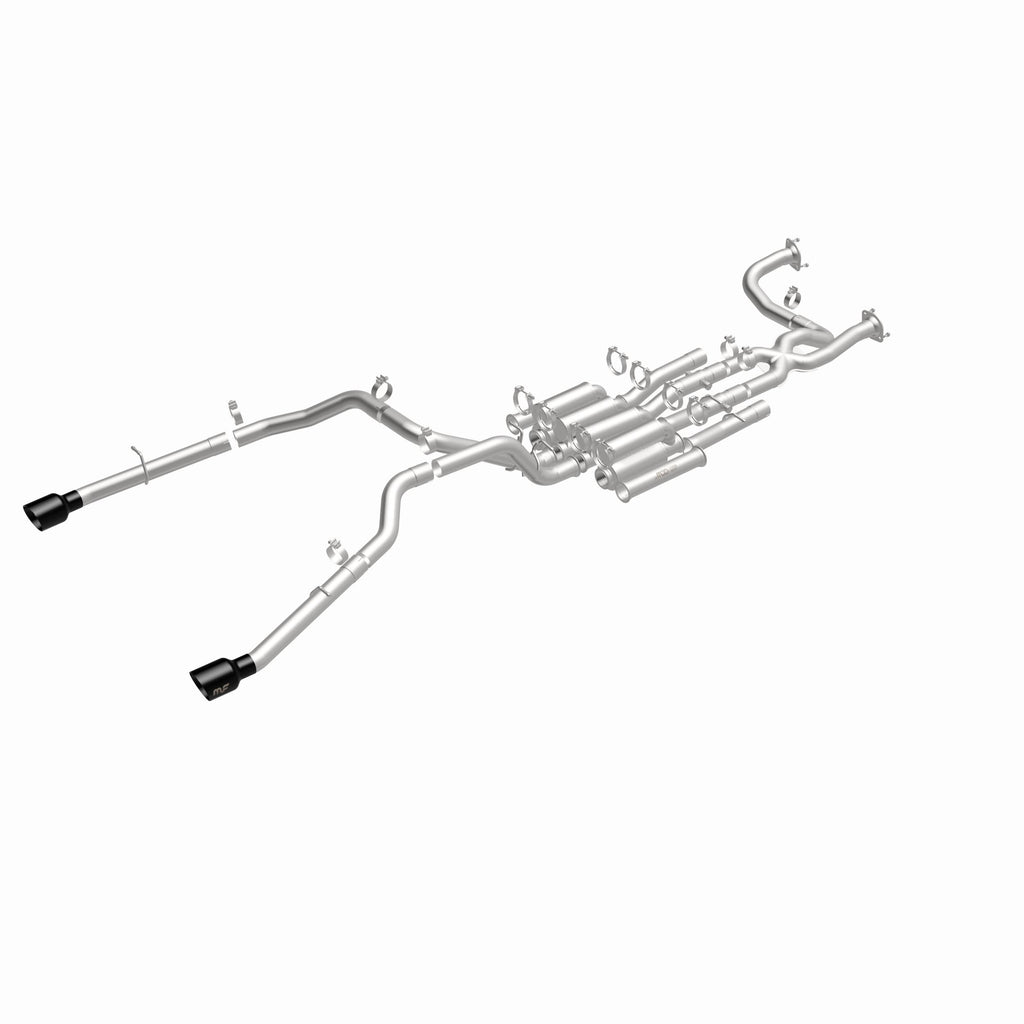 MagnaFlow Exhaust Products 19691 xMOD Series Black Chrome Tips Cat-Back System for Select Ram