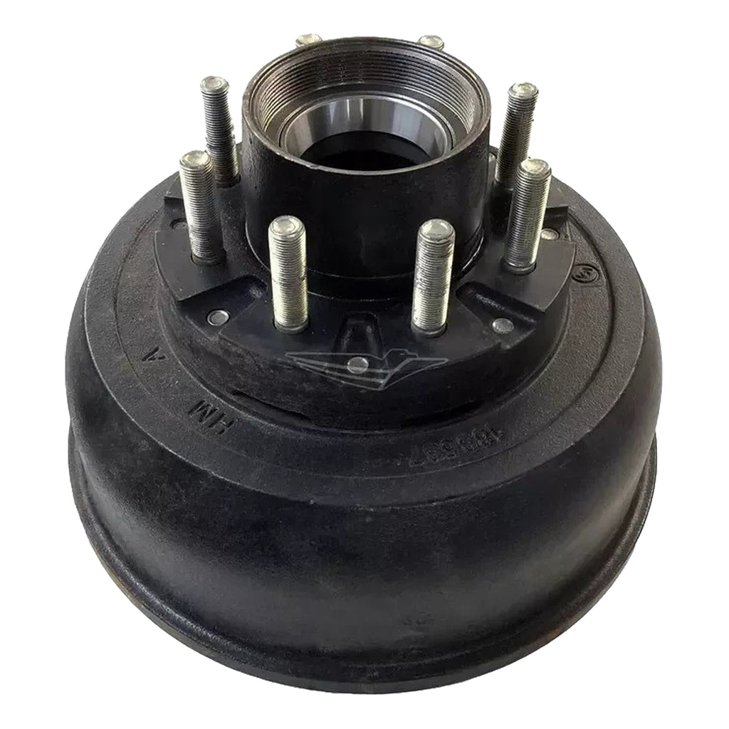 CURT 791400 Thread Brake Hub - Short, 10K-lb 8 on 6-1/2", 16-17-1/2" Wheels, 5/8" Studs, Oil