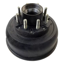 Load image into Gallery viewer, CURT 791400 Thread Brake Hub - Short, 10K-lb 8 on 6-1/2", 16-17-1/2" Wheels, 5/8" Studs, Oil
