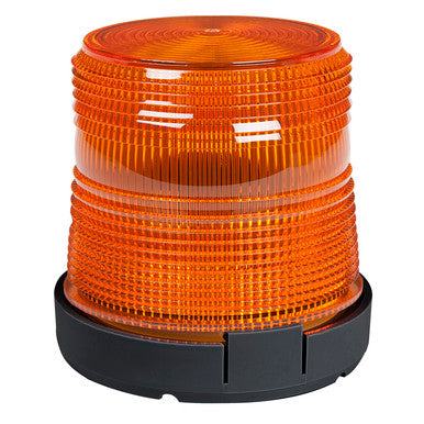 Grote 79183 Compact LED Beacon, Amber LED Class II Compact Base - Perm Mount