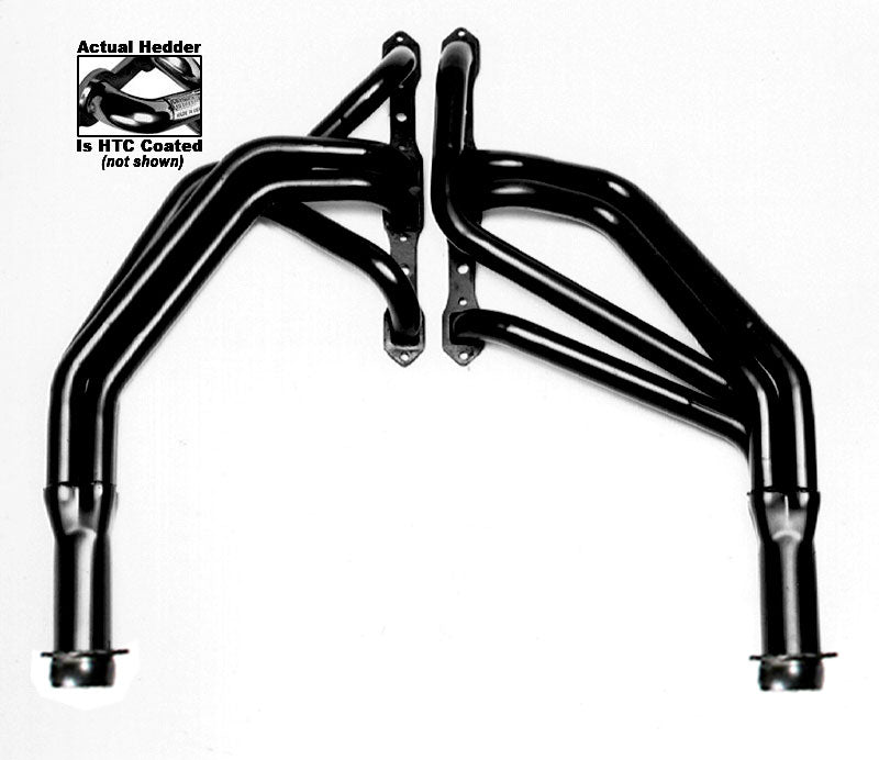 Hedman Hedders 79226 Silver Long-Tube 50-State Headers For 77-79 Dodge 2WD 1500-2500 Trucks w/361-440 for Select Dodge B200, Dodge B300, Dodge D100, Dodge D150, Dodge D200