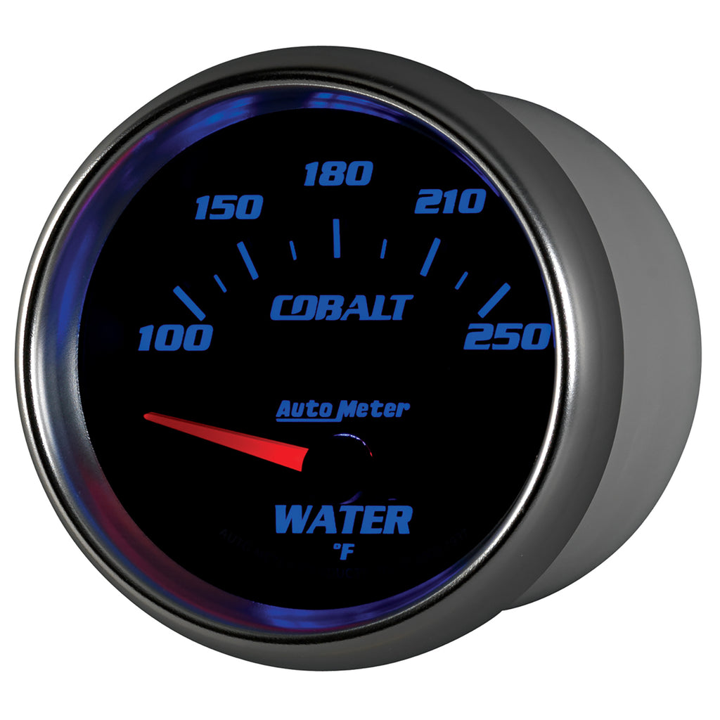 AutoMeter 7937 GAUGE, WATER TEMP, 2 5/8", 100-250?F, ELECTRIC, COBALT