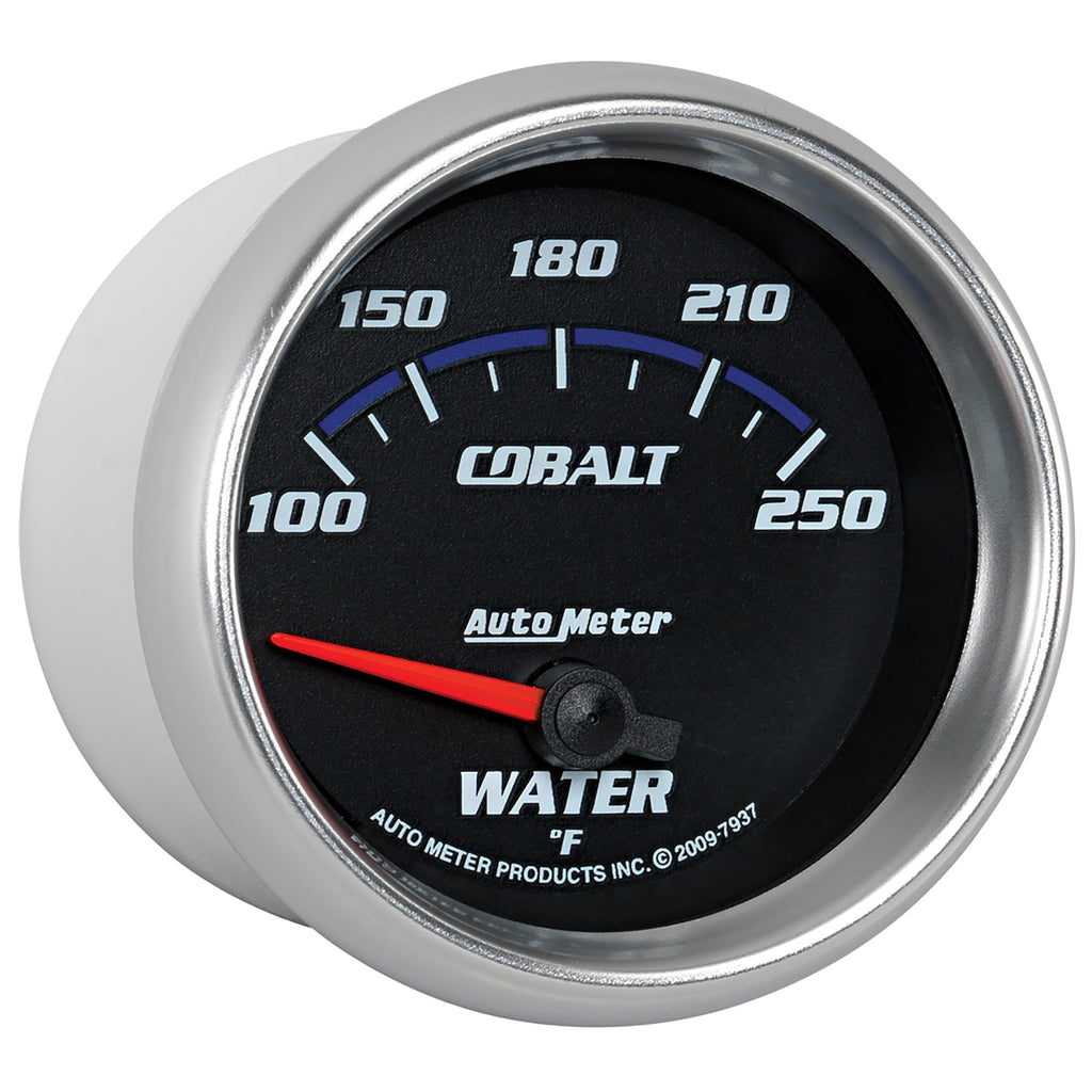 AutoMeter 7937 GAUGE, WATER TEMP, 2 5/8", 100-250?F, ELECTRIC, COBALT