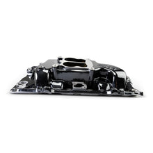 Load image into Gallery viewer, Performer-2-O-Manifold-For-1965-90-BB-Chevy-Oval-Port-Heads,-Black-Plasma
