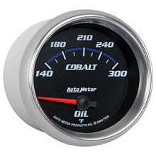 Load image into Gallery viewer, AutoMeter 7948 GAUGE, OIL TEMP, 2 5/8", 140-300?F, ELECTRIC, COBALT