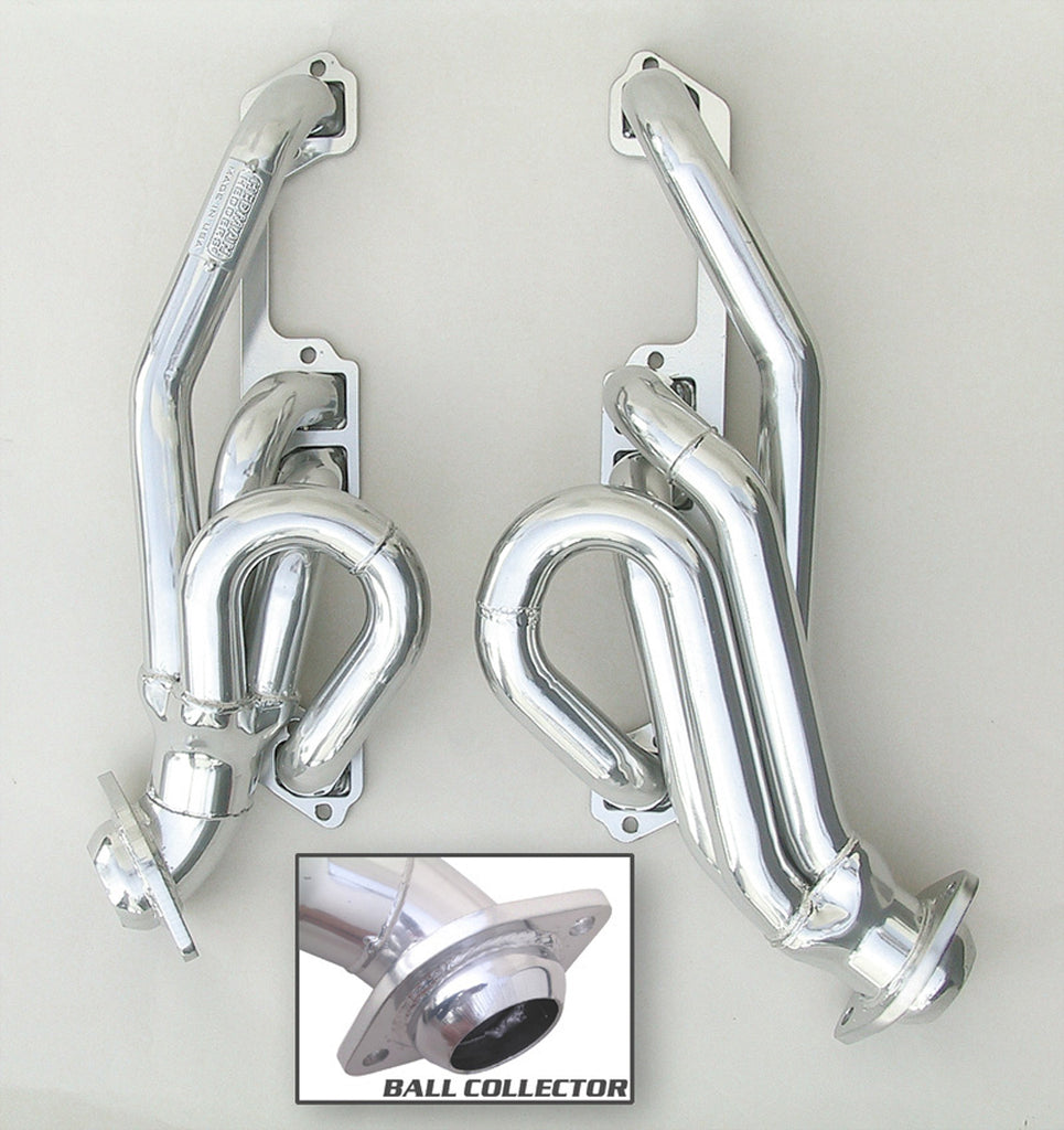 Hedman Hedders 79546 Silver Short Headers For 96-03 Dodge 2WD/4WD Trucks with 5.2-5.9L for Select Dodge Dakota, Dodge Durango, Dodge Ram 1500, Dodge Ram