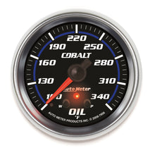 Load image into Gallery viewer, AutoMeter 7956 GAUGE, OIL TEMP, 2 5/8", 340?F, STEPPER MOTOR W/ PEAK &amp; WARN, COBALT