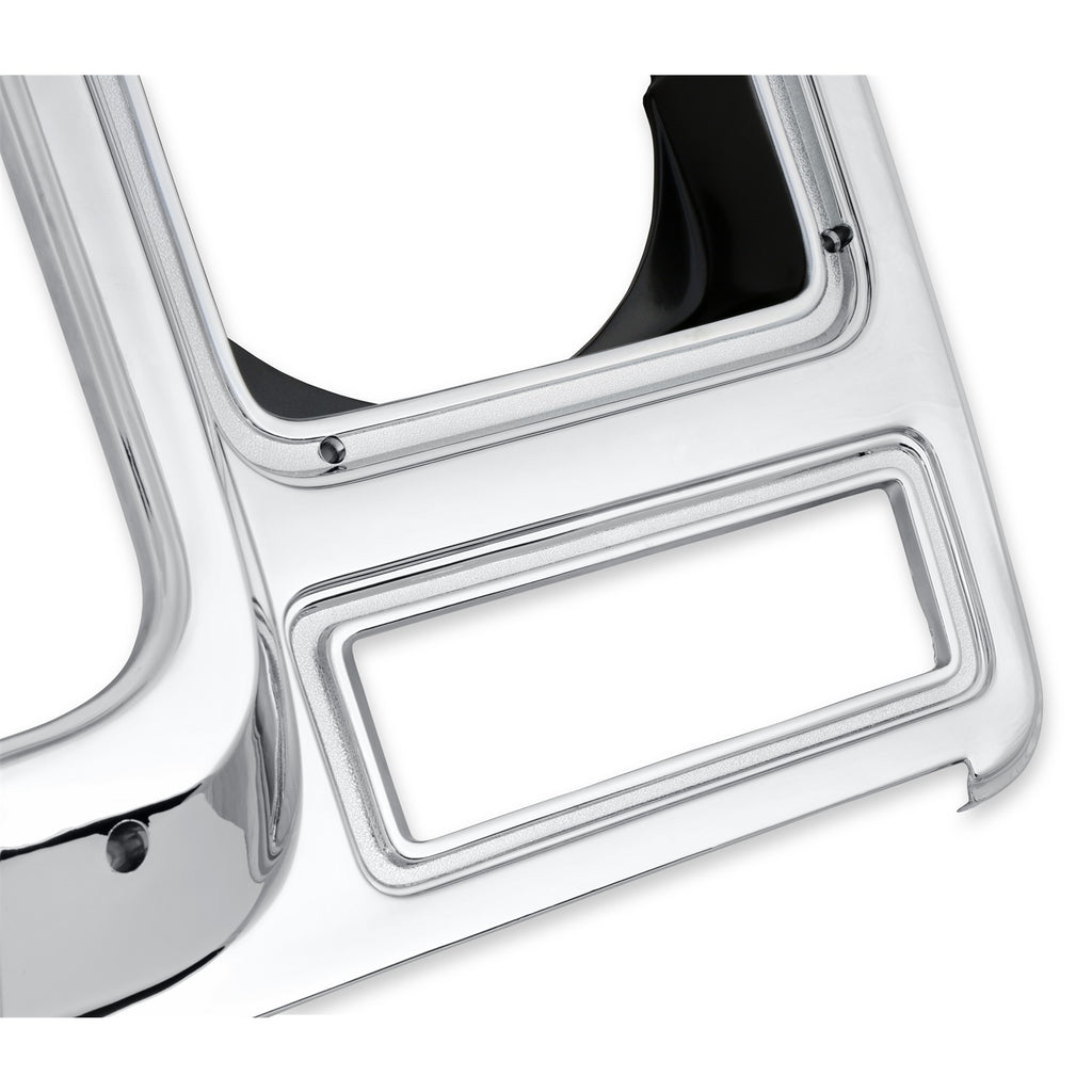 7980-C10-Headlight-Bezel-Round-Lh-Chrome-W-Dark-Grey-Interior