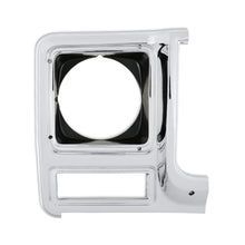 Load image into Gallery viewer, 7980-C10-Headlight-Bezel-Round-Rh-Chrome-W-Dark-Grey-Interior