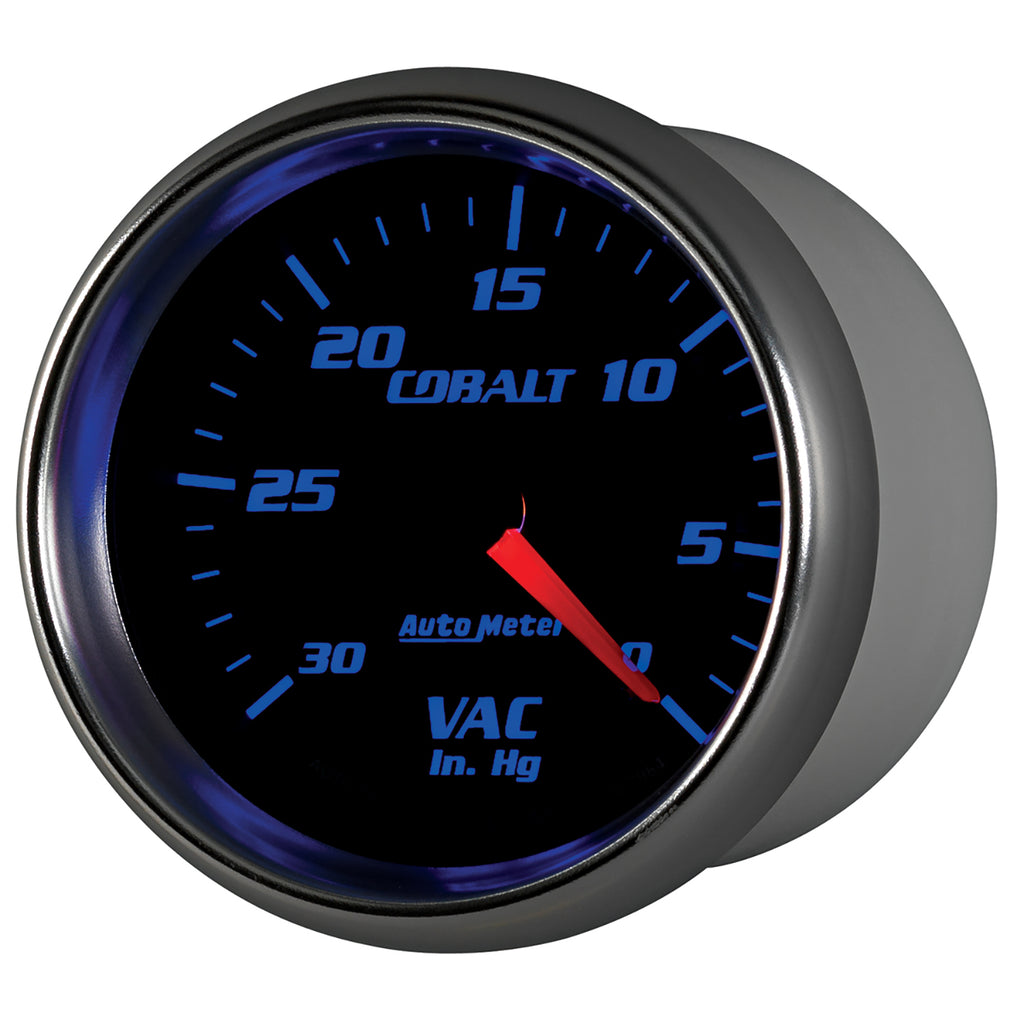 AutoMeter 7984 GAUGE, VACUUM, 2 5/8", 30INHG, MECHANICAL, COBALT