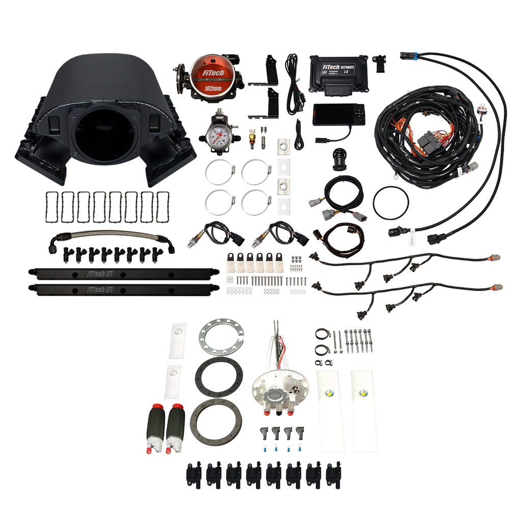 FiTech Fuel Injection 79893 Ultimate Rebel LS 1000 HP EFI System Master Kit