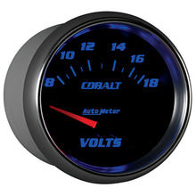 Load image into Gallery viewer, AutoMeter 7991 GAUGE, VOLTMETER, 2 5/8", 18V, ELECTRIC, COBALT