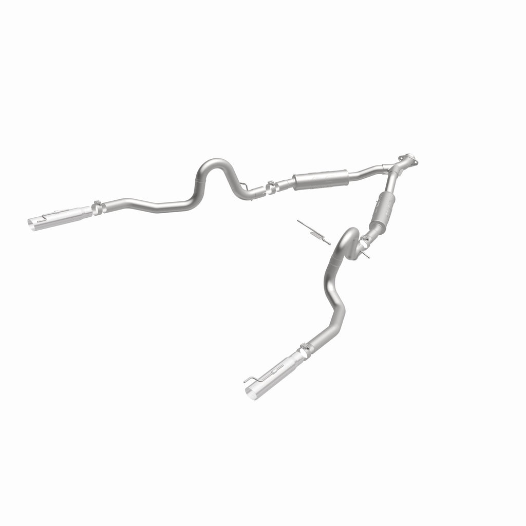 MagnaFlow Exhaust Products 15717 Street Series Polished Cat-Back System for Select Ford Mustang