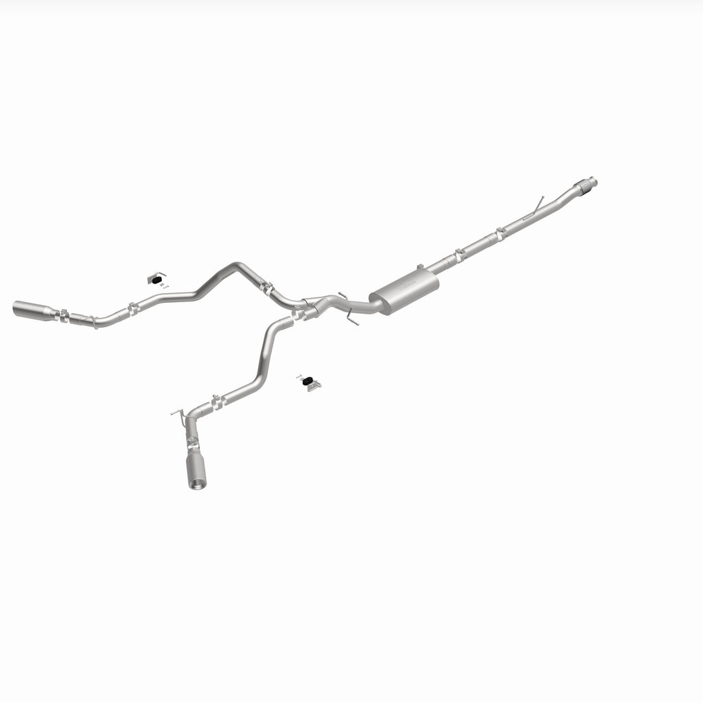 MagnaFlow Exhaust Products 19473 Street Series Polished Cat-Back System for Select Chevrolet Silverado 1500, Chevrolet Silverado LTD, GMC Sierra 1500, GMC Sierra Limited