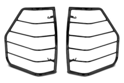 Black Horse Off Road 7CAESA Tail Light Guards for Select Cadillac Escalade