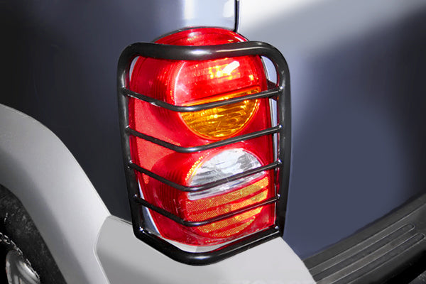 Black Horse Off Road 7G086106A Tail Light Guards for Select Jeep Liberty