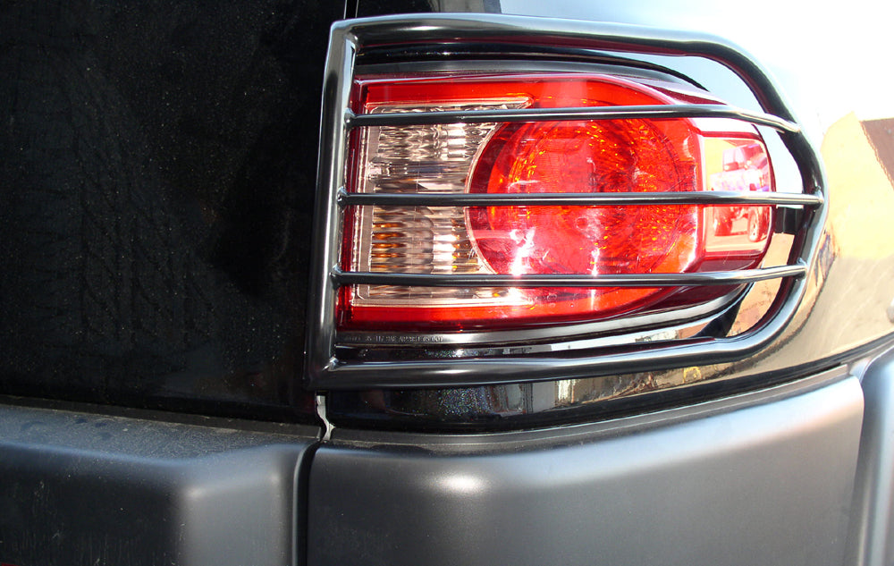 Black Horse Off Road 7G098606A Tail Light Guards for Select Toyota FJ Cruiser