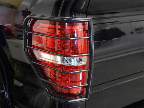 Black Horse Off Road 7G098906A Tail Light Guards for Select Toyota Tundra